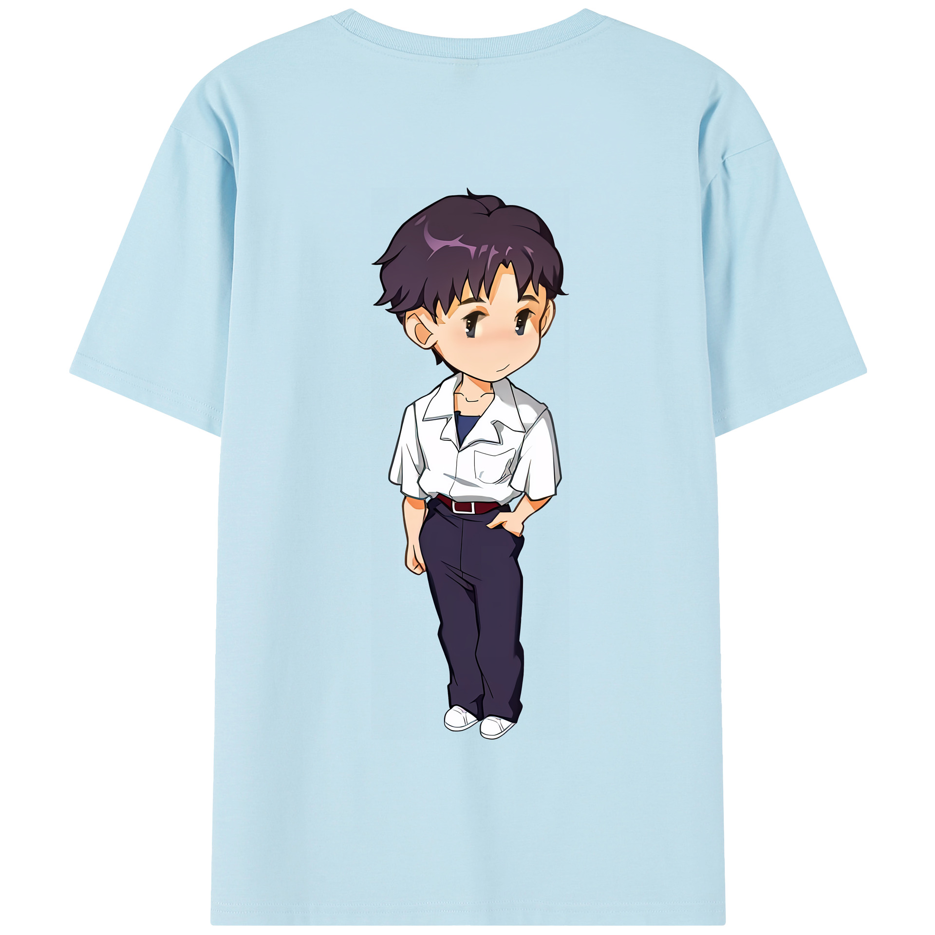 （画像用） EVA 新世紀エヴァンゲリオン 綿100％半袖Tシャツ（背面プリント）